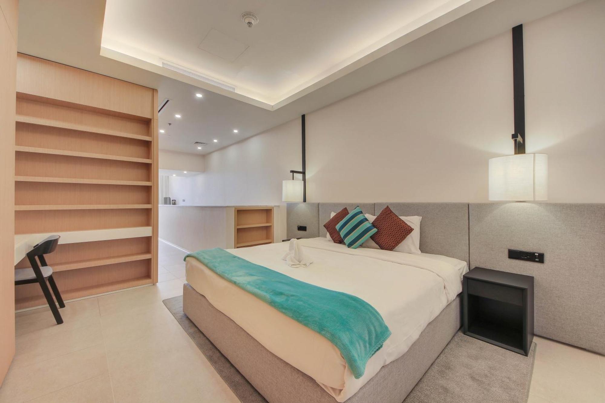 Luxe Getaways Royal Amwaj Palm Jumeirah Resort Apartment Holiday Home Dubai Phòng bức ảnh