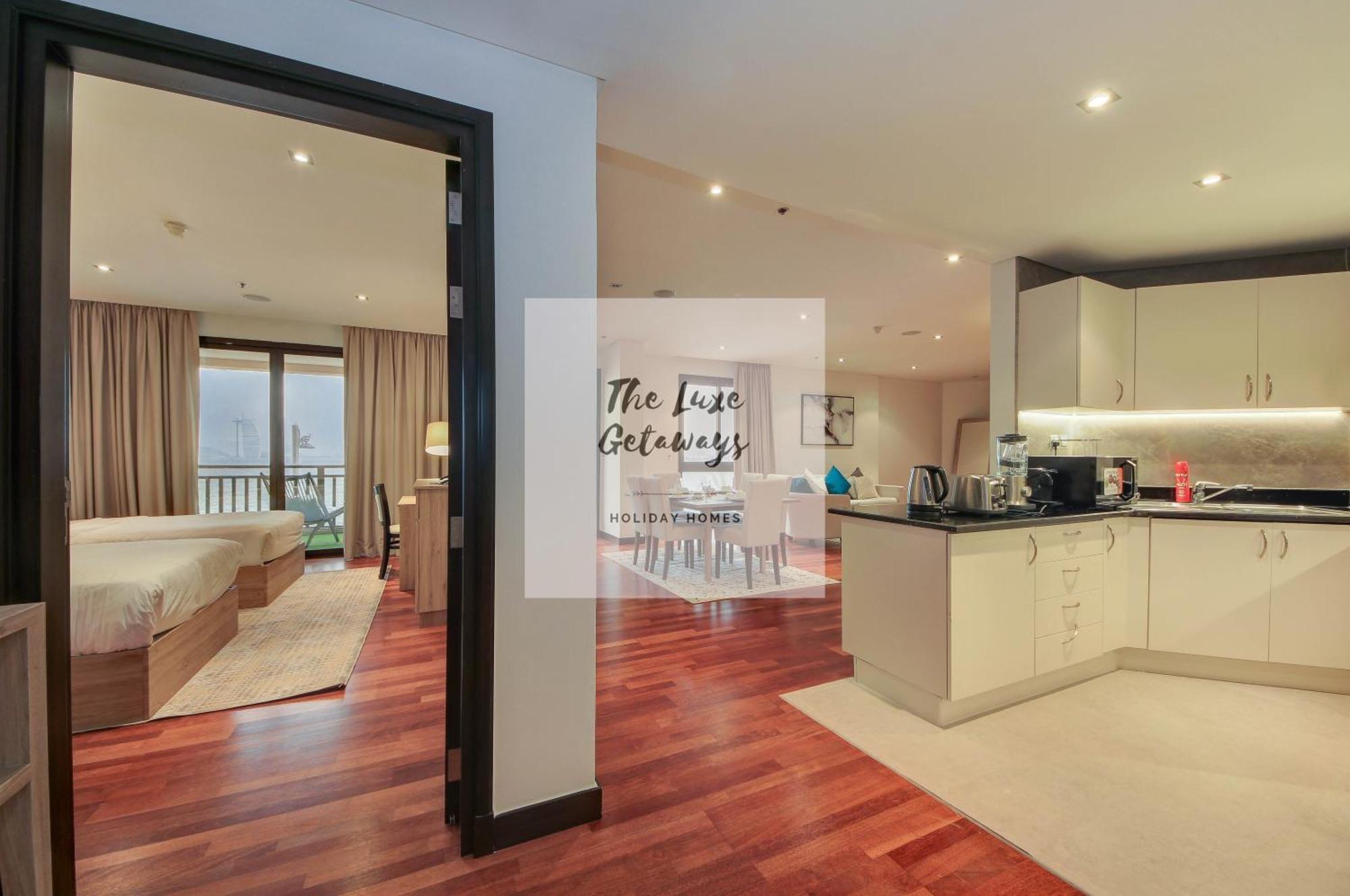 Luxe Getaways Royal Amwaj Palm Jumeirah Resort Apartment Holiday Home Dubai Ngoại thất bức ảnh