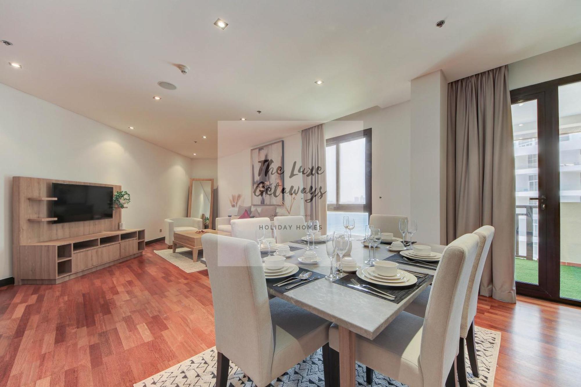 Luxe Getaways Royal Amwaj Palm Jumeirah Resort Apartment Holiday Home Dubai Ngoại thất bức ảnh