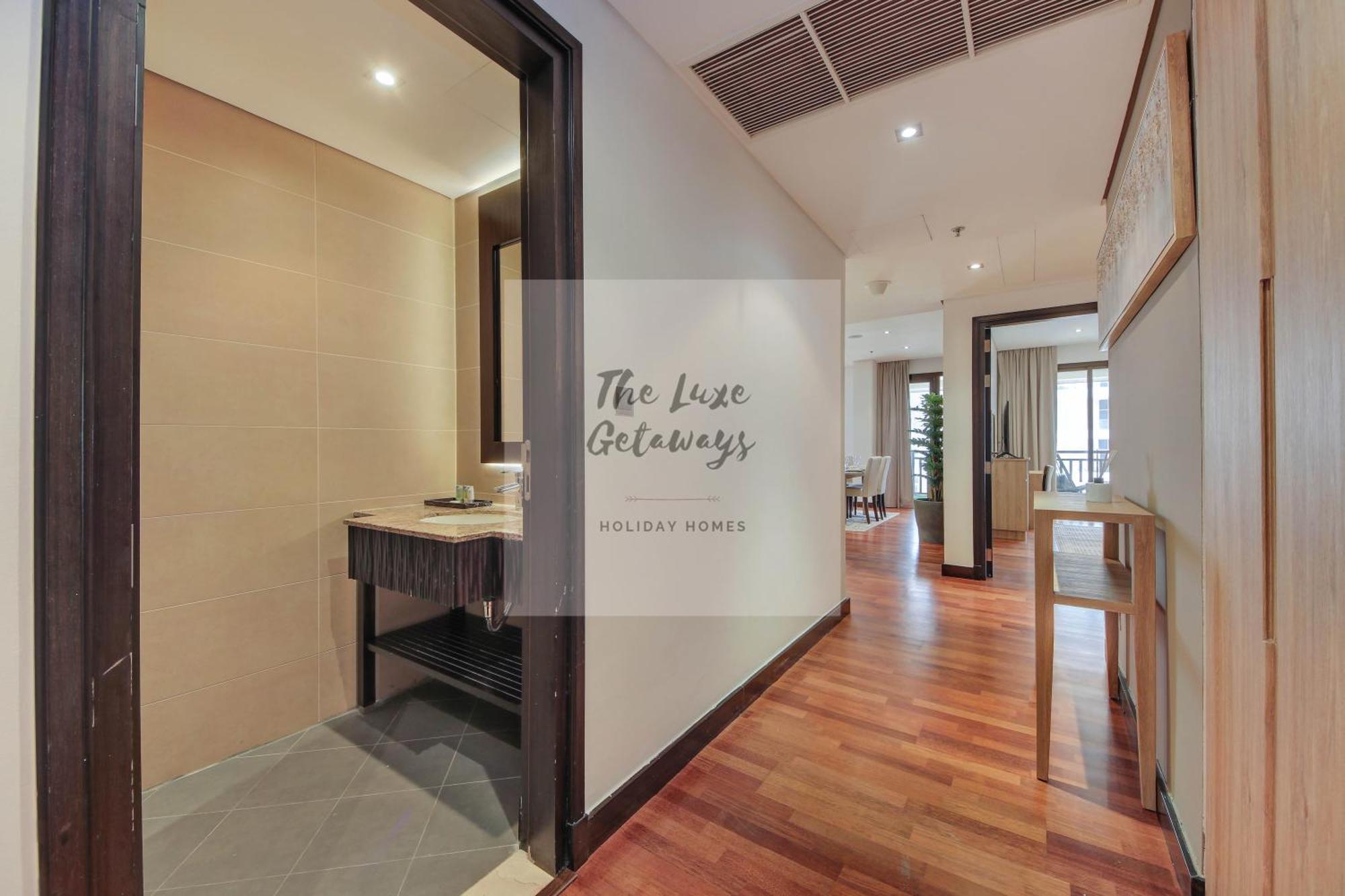 Luxe Getaways Royal Amwaj Palm Jumeirah Resort Apartment Holiday Home Dubai Ngoại thất bức ảnh